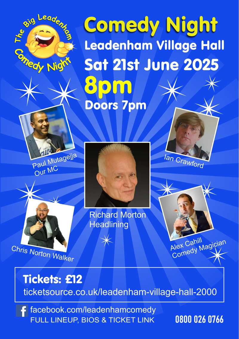 Comedy Night – Leadenham Village Hall 2000
